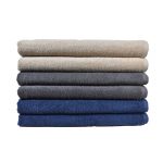 Πετσέτα Παραλίας 100% Cotton 450gr Grey - Blue - Beige